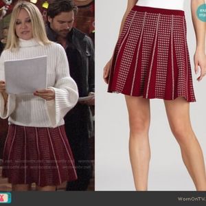 BCBGMAXAZRIA Yaz Skater skirt